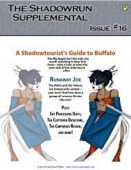 The Shadowrun Supplemental #16.pdf - Shadowrun.us