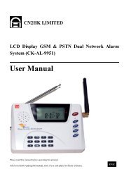 (CK-AL-9951) User Manual - CN2HK
