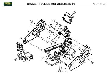 D4683E - RECLINE 700i WELLNESS TV - Technogym