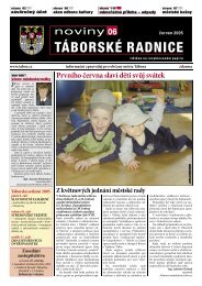 Noviny TÃ¡borskÃ© Radnice 2005