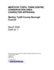 Conservation Area Character Appraisal - Merthyr Tydfil Town Centre ...