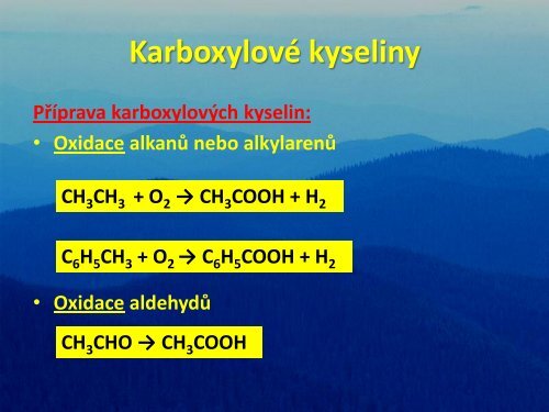 KarboxylovÃ© kyseliny