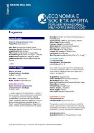 Programma - Ufficio Stampa - Università Bocconi