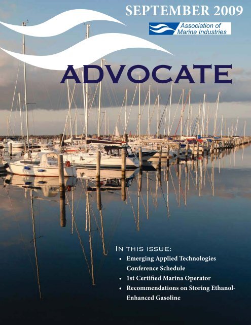 SEPTEMBER 2009 - Association of Marina Industries