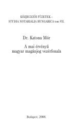 Dr. Katona MÃ³r - Magyar OrszÃ¡gos KÃ¶zjegyzÅi Kamara