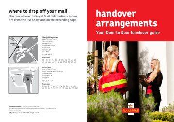 handover arrangements - Royal Mail