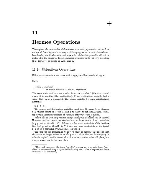 Hermes: A Tutorial and Reference Manual - Researcher - IBM