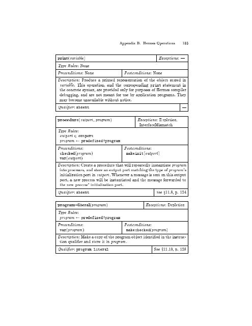 Hermes: A Tutorial and Reference Manual - Researcher - IBM