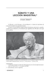 SÃ¡bato y una LecciÃ³n Magistral - HOMINES