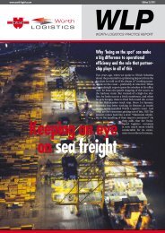 WLP Keeping an eye on sea freight Why - e.wurth-logistics.com ...