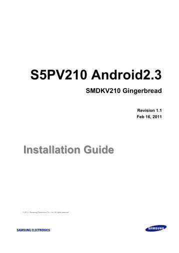 SMDKV210_Android2.3_Installation_Guide v1.1.pdf - HITEG Ltd