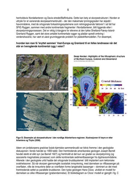 svikten i naturgeografisk kunnskapsformidling - Geofysisk institutt ...