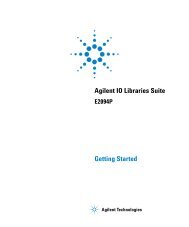 Agilent IO Libraries Suite Getting Started - H TEST a.s.