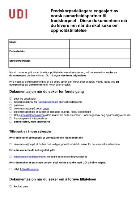 Fredskorpsdeltaker Udi