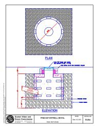 Precast Drywell Details - Boston Water and Sewer Commission