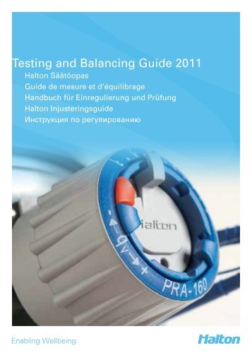 Testing and Balancing Guide 2011 - Halton