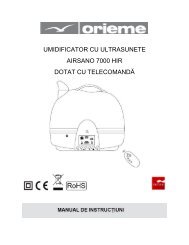 UMIDIFICATOR CU ULTRASUNETE AIRSANO 7000 HIR ... - Intax.ro