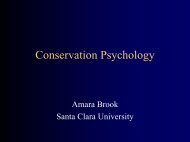 Identity and Environmental Behavior - Webpages at SCU - Santa ...