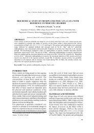 biochemical study of freshwater fish catla catla with reference to ...