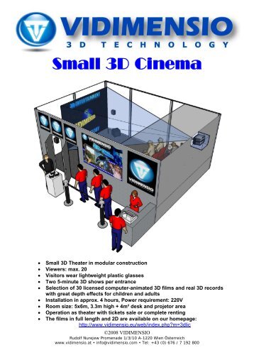 Small 3D Cinema - VIDIMENSIO
