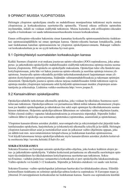 Opinto-opas 2005-2006 - ElÃ¤inlÃ¤Ã¤ketieteellinen tiedekunta - Helsinki.fi