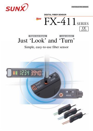 Sunx FX400 Literature - ISE Controls