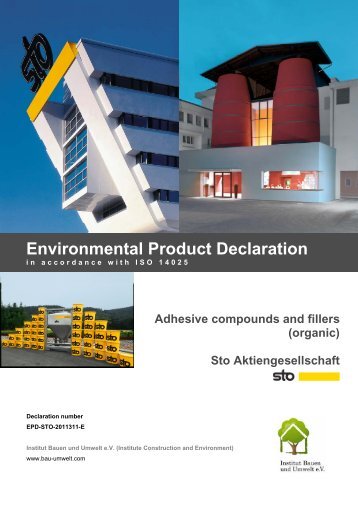 EPD-STO-2011311-D - Institut Bauen und Umwelt