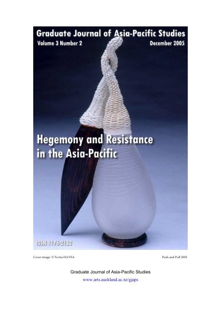 Volume 3 Number 2 Hegemony and Resistance in the Asia-Pacific