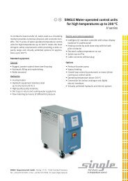 Data sheet of the H series - SINGLE Temperiertechnik GmbH