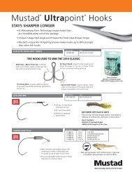 5 Mustad 34081D Size 12//0 Large Ring Big Game Trailer Hooks /& Fits Do-It Molds