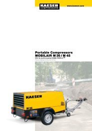 Portable Compressors MOBILAIR M 36 / M 45 - Kaeser Compressors