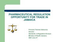 Drug Regulation in Jamaica - pharmaceuticals export promotion ...