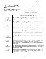 the Family and Medical Leave Policy for Classified Employees (PDF)