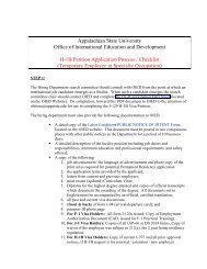 H-1B Petition Application Process / Checklist - International ...