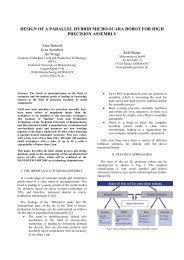 Design of a parallel hybrid micro-scara robot - Micromotion