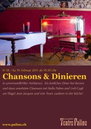 Chansons & Dinieren - Palino