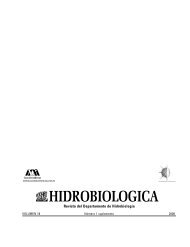 HIDROBIOLOGICA - Páginas de Investigación, UAM Iztapalapa