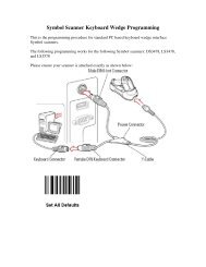 NCR 7878 Scanner/Scale NCR USB Interface Programming