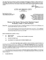Agenda - Jersey City