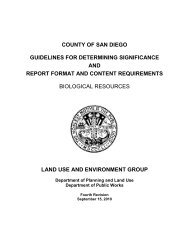 county of san diego guidelines for determining significance