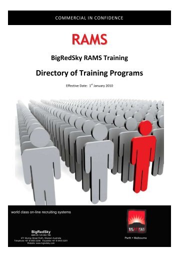 RAMS Training Syllabus - Public Sector Commission - The Western ...