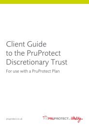 Client Guide to the PruProtect Discretionary Trust