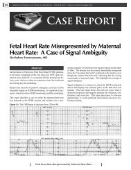 Fetal Heart Rate Misrepresented by Maternal Heart Rate