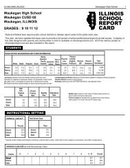 illinois school report card - Waukegan Public School District 60