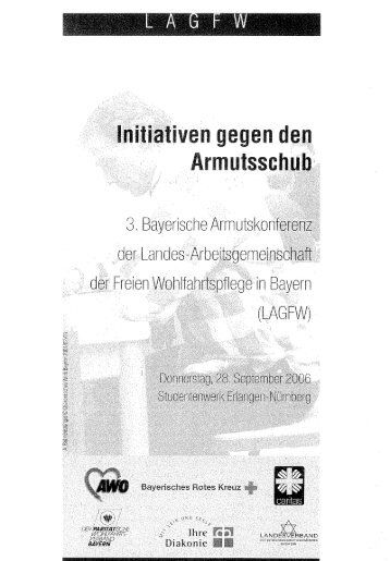 3. Bayerische Armutskonferenz der WohlfahrtsverbÃ¤nde - AWO ...