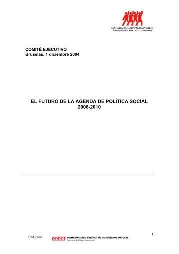 El futuro de la agenda política y social - Eurored