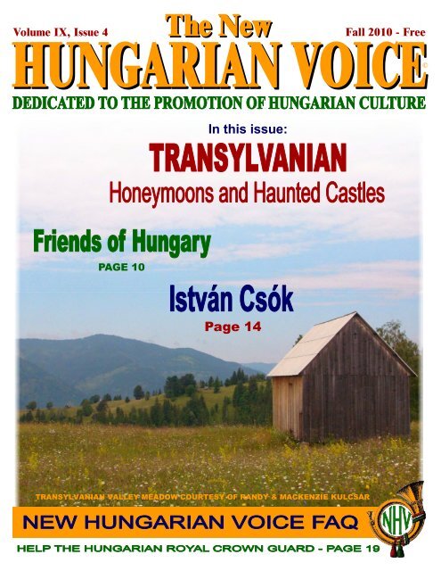 Page 14 In this issue: - new hungarian voice