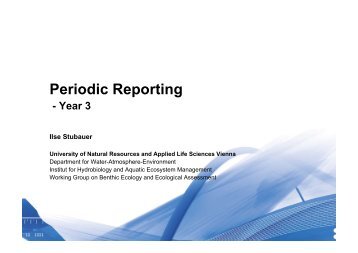 Periodic Reporting - Year 3 Ilse Stubauer - ASSESS-HKH