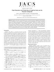 Flash Reduction and Patterning of Graphite Oxide ... - Jiaxing Huang