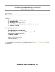 Cover Sheet and Nomination Form - International Programs and ...